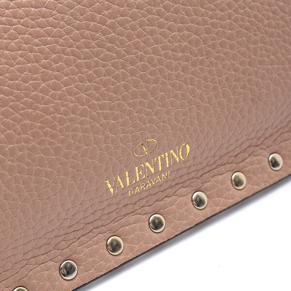 Valentino Garavani - Nude Grained Leather Clutch